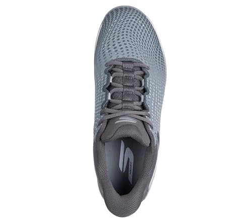 Skechers Men's Viper Court Reload Hands Free Slip-Ins Pickleball Sneaker, Gray/Charcoal, 7