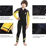 ZCCO Kids Wetsuit,2.5mm Neoprene Diving Suit for Teens,Full Body Swimsuit for Boys and Girls,Long Sleeve One Piece Wet Suit Perfect for Swimming, Surfing, and Water Sports - Image 4