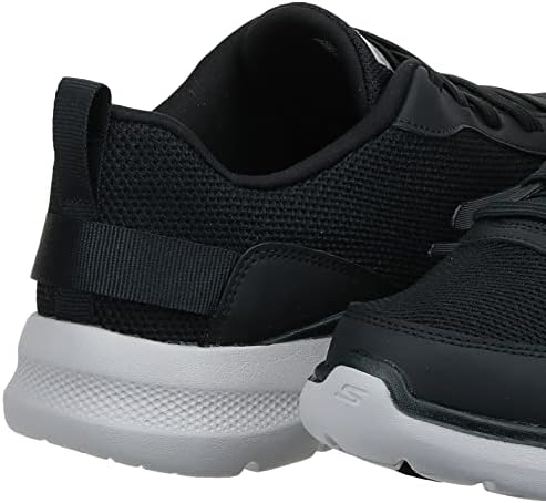 Skechers Men's Gowalk 6-Athletic Workout Walking Shoes with Air Cooled Foam Sneakers, Black/White 2, 12 X-Wide | Image 5