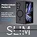 JMIMAOWO for Samsung Z Fold 7 Case Magnetic, [Compatible with MagSafe] [Military-Grade Protection], Galaxy Z Fold 7 Case Translucent Slim Fit Shockproof Protective Phone Cover for Z-Fold7, Black