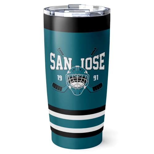 Image of ANTKING San Jose Tumbler 20oz Custom Name Number Travel Mug Gifts | Stainless Steel Insulated Coffee Cup for Men Women