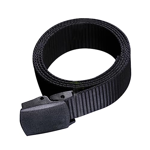 Men's Casual Canvas Belt Automatic Buckle Lightweight Nylon Web Belt for Outdoor Activities Stylish and Versatile for Everyday Use