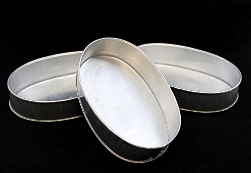 Phasuk Leche Flan Molder/Llanera 6 x 4 x 1½ - Set of 3 (Large)