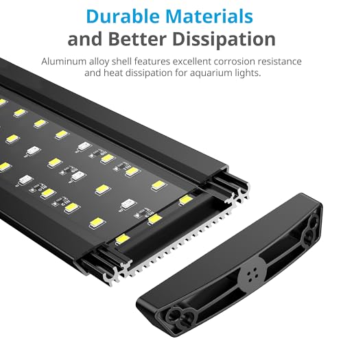 NICREW-SlimLED-Plants-Aquarium-Beleuchtung-volles-Spectrum-Aquarium-Lampe-mit-Timer-fur-Wasserpflanzen-und-Suswasser-Becken-28-42-cm-9W | Dealmeister.io Alt tag für bilder post titel