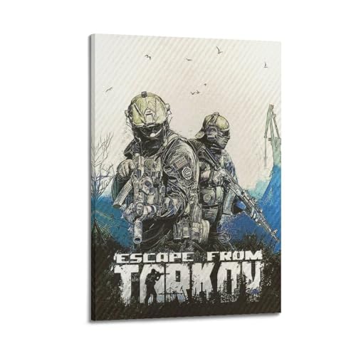 Naviga Escape from Tarkov Game Poster Poster Decorative Painting Canvas Wall Posters And Art Picture Print Modern Family Bedroom Decor Posters 12x18inch(30x45cm)