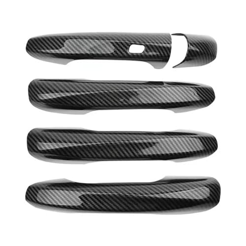 Autocollants de poignée carbone pour Benz CLA look sport extérieur LHD