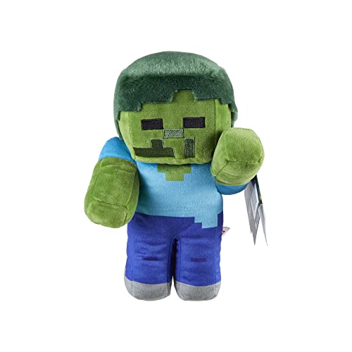Minecraft Basic-Plüschfigur 20cm - Weich & Kuschelig, authentische Gestaltung, verpixelte Details für Kinder & Sammler ab 3 Jahren, HPB05