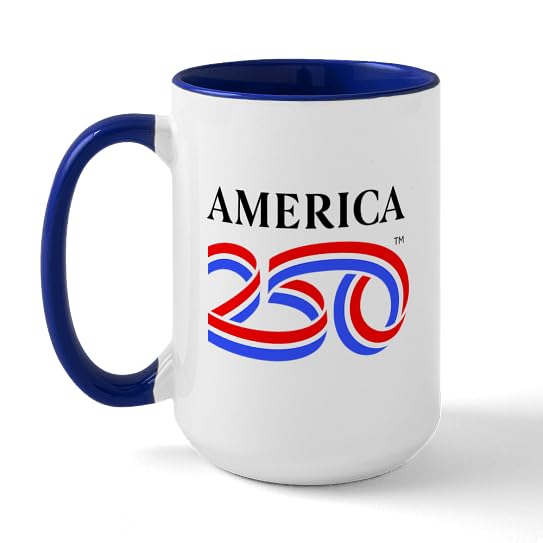 Taza de cerámica blanca 15 oz con logo vertical miniatura 1