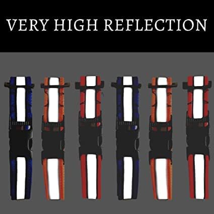 0 Agirav Reflective Dog Collar For Small, Medium, Large Dogs, Super Light Weight Collars With Adjustable Length And Heavy Duty Metal D Ring (Pack Of 5, Multicolor),15 cm,W_5 cm (Image - 2)