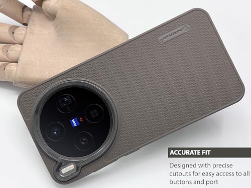 Image of NIUKIN Grip Guard Case for Vivo X300 5G | Camera Ring | Shockproof Scratchproof Cover (Desert Titanium)