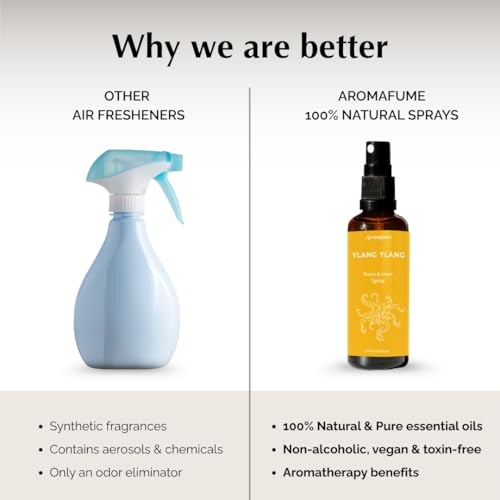 Image of Ylang Ylang Air Freshener Spray for Room, Linen & Pillow 100ml by Aromafume