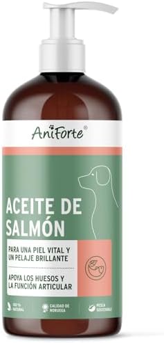 AniForte Salmon Oil for Dogs 1 Liter - 100% Natural Contains Omeg...