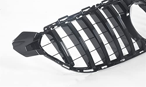 Grille de maille de capot W205 C63 AMG calandre de course noire - 3