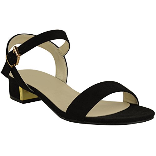 Womens Summer Sandals Strappy Flower Diamante Low Heel Flat Wedges Soft Floral Comfy Lightweight Holiday Open Toe Cosy Shoes