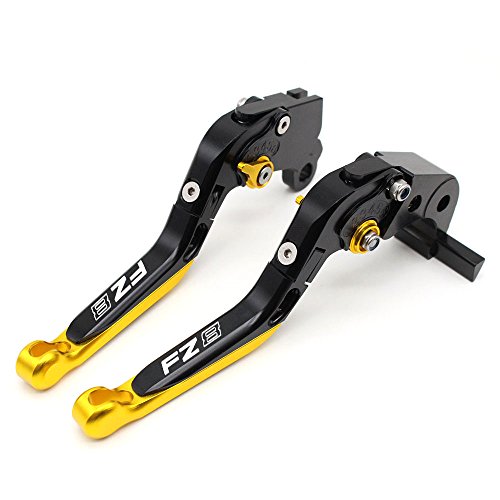 Accessoires de moto - Leviers de frein et d'embrayages extensibles en aluminium usiné CNC pour Yamaha FZ8 2011-2015 Cover