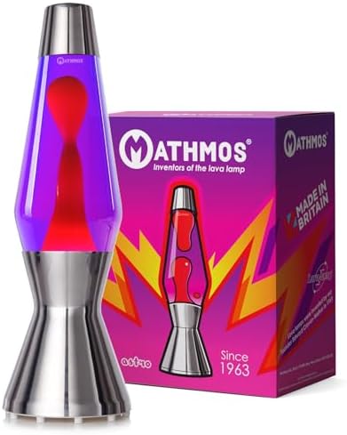 MATHMOS Astro Lava Lamp The Original - Violet/Red
