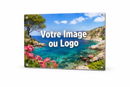 Générique Plaque Aluminium Dibond 3 mm Personnalisée à Partir de Votre Image ou Logo –...