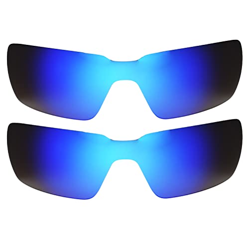 Verres polarisés Oakleys Probation pour réparer vos verres rayés de couleur bleu