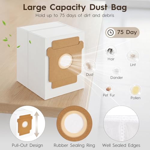 Image of Replacement Parts for iRobot Roomba 705X Max 705 Combo Robot Vacuum Cleaner | Roomba 705X / Max 705 Combo Accessories kit, 2 Main Brushes, 6 Dust Bags, 4 Filters, 1 Roller Mops, 6 Side Brushes, 1 Tools