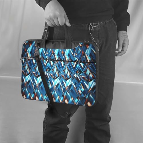 Bolso para laptop unisex con patrón de diamantes miniatura 6