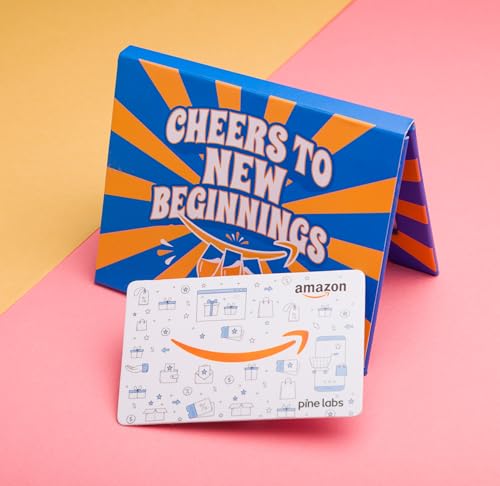 Image of Amazon Pay Physical Gift Card | Blue Celebration Box | Next-day Delivery | 1-year Validity | Celebrate new beginnings with a gift of choice