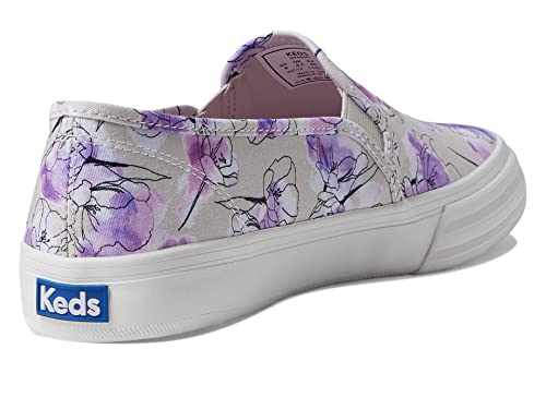 Image of Keds Womens Double Decker Canvas Slip On Sneakers Shoes Casual - Black