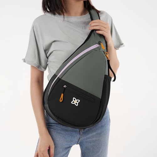 Image of Sherpani Esprit, Sling Backpack, 10L Travel Bag, Right-Handed Shoulder Sling Purse, Crossbody Backpack, Travel Gifts, RFID Protection (Juniper)