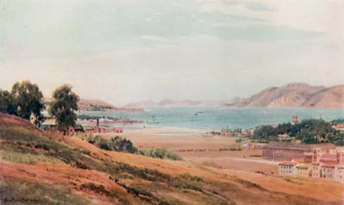 Toile le Golden Gate par Henry Sutton peinture moderne décoration salon 60x90cm