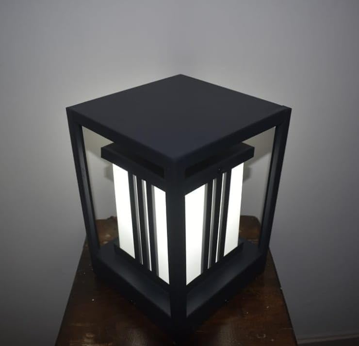 Image of BrighLyt Outdoor Gate Light Waterproof & Garden Gate Lamp - Pillar Light for Main Entrance, Balcony & Pathway (GL08, Pack of 1)