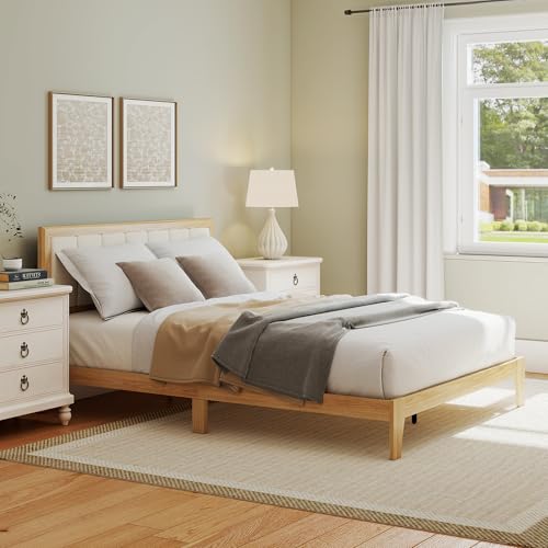 HOMCOM Queen Size Upholstered Bed Frame - Easy Assembly - Image 7