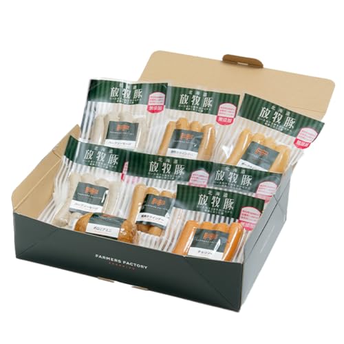 [熨斗付き]北海道産放牧豚 無添加ウインナーセット(化粧箱入り) | ソーセージ 詰め合わせ ギフト 豚肉 ポーク おつまみ[120011]