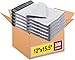 iMBAPrice 500 - 12 x 15.5 Premium Matte Finish White Poly Mailers Envelopes Bags (iMBA-5PM-500)