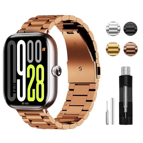 [salywin] �o���h For Redmi Watch 5/Redmi Watch 4/Xiaomi Smart Band 9 Pro/Band 8 Pro �����o���h �X�e�����X�� �x���g �r�W�l�X ������� �����������t���i���[�Y�S�[���h�j