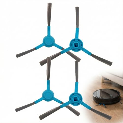 DEMUR Piezas de Repuesto for Thomson THVC204BC, Cepillo Lateral de Filtro HEPA, Accesorios for Robot Aspirador, Kit de consumibles Cepillos De Aspiradora (Size : 4PCS Brushes)