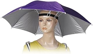 Da.Wa Cappello per il Sole Ombrello Campeggio Trekking Festival Pesca Esterna Vivavoce Ombrello per Cappello di Sun
