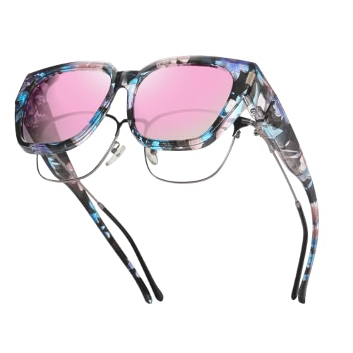 Image of HAOLOTA Polarized Fit Over Glasses Sunglasses for Women UV Protection