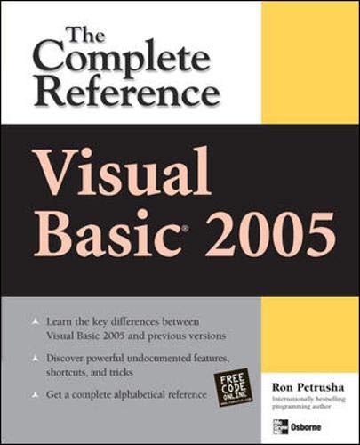 Visual Basic 2005: The Complete Reference : Petrusha, Ron: Amazon.com ...