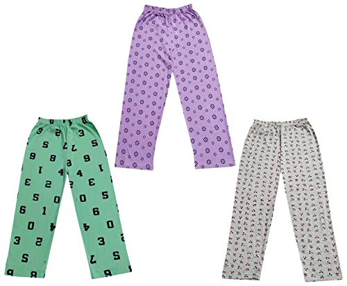 Image of KAYU Kid's Boy's and Girl's Printed Cotton Regular Fit /Track Pant |Pyjama [Pack of 3]