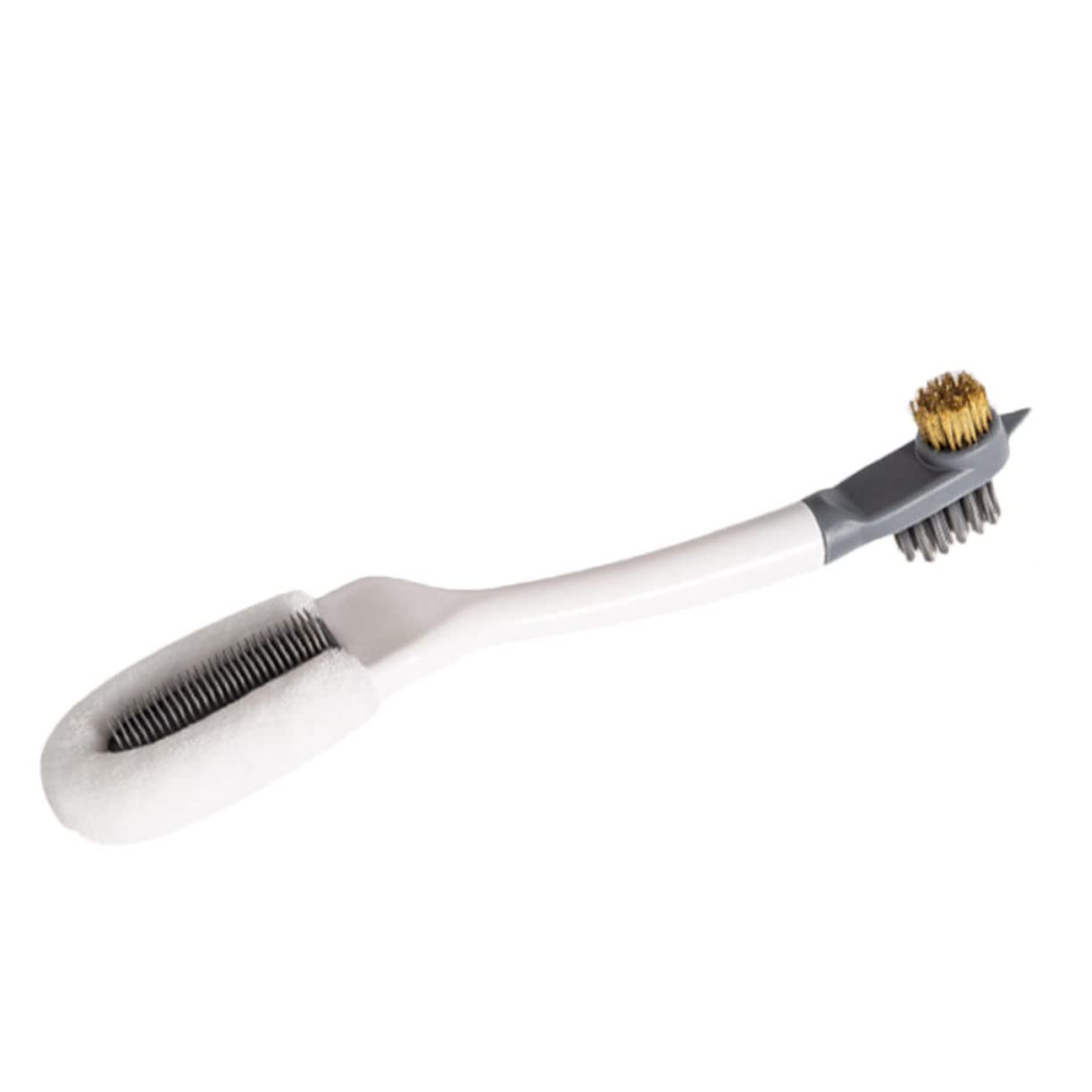 Brosse à chaussures FRCOLOR blanche pour l'entretien quotidien du daim