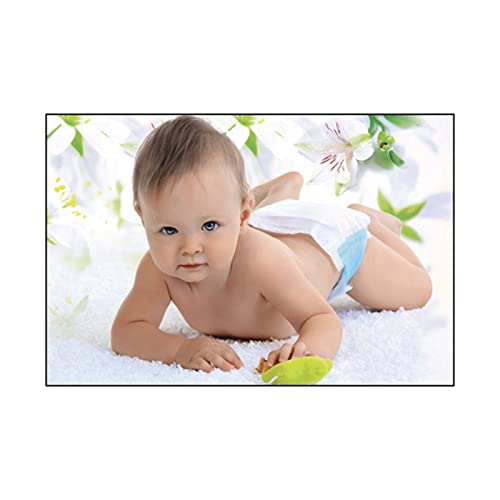 Image of pnf Poster And Frames Cute Babies Waterproof Wall Poster | Pregnant Women, Mothers | For Living, Bedroom | Home Decoration | Best Gifting Option (12x18inch) 1330-1