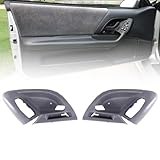 MGWILL Interior Door Panel Handle Trim Left & Right Compatible with 1993 1994 1995 1996 1997 1998 1999 Chevrolet Camaro Gray