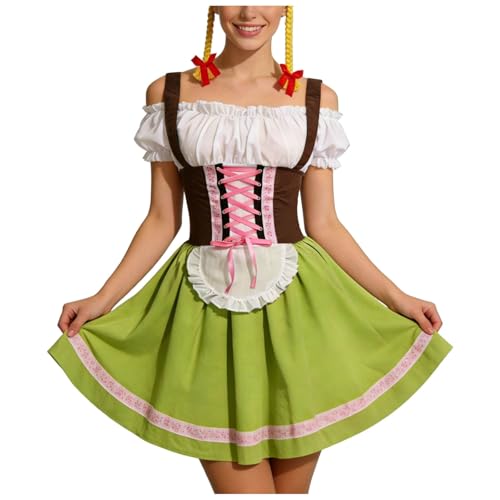 Costume Dirndl femme pour la fête de la bière bavaroise et carnaval