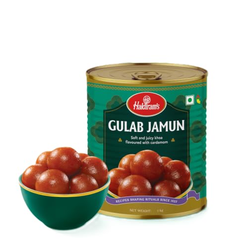 Best Indian Sweets to Make for Festive Guests 32 Haldiram's Nagpur Gulab Jamun, 1kg