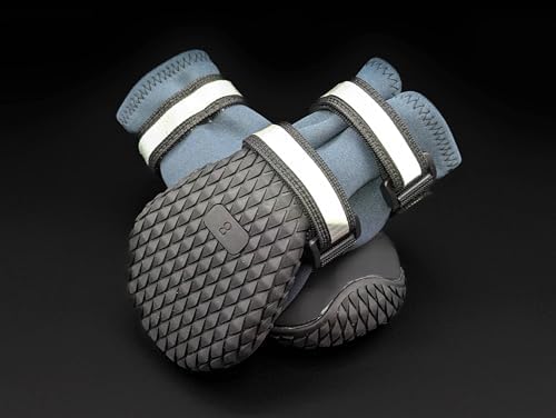 Bark Brite NEW All Terrain All Weather Neoprene Dog Shoe (Stone B...