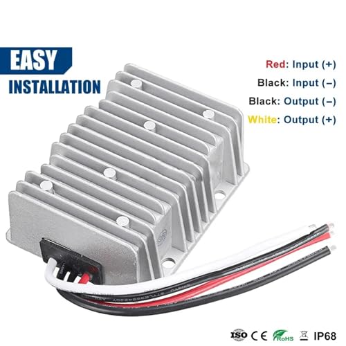 Régulateur de tension 24V à 48V 3A efficace pour électronique auto