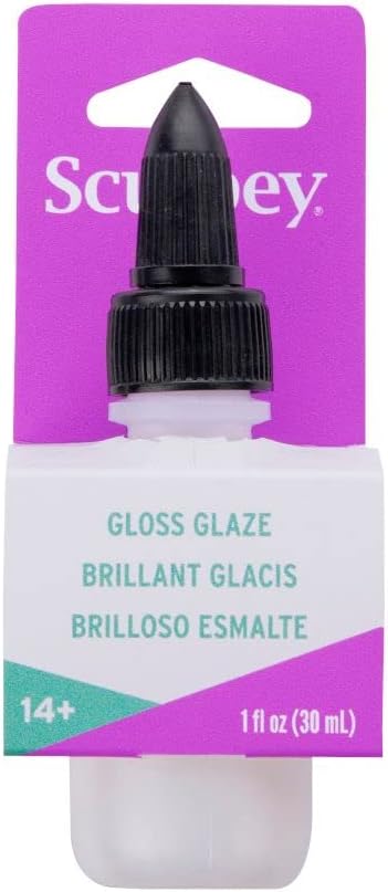 Sculpey Glaze, 1-Ounce, Glossy - Pack of 2
