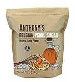 Anthony's Belgian Pearl Sugar, 1.5 lb, Batch Tested and Verified Gluten Free, Medium Sized Pearls