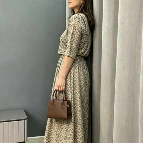 Image of Small crossbody tote bags for women faux leather cute clutch mini purses and handbags