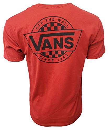 Vans Mens Classic Logo Graphic T-Shirt (X-Large, Red) #TOP1