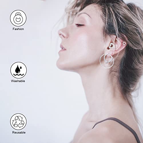 Jayine Ear Plugs For Noise Cancelling Ear Protection Calmer Earplugs For Sleep,Concerts,Work,Study,8 Size Eartips With Small Box,Perfect -30Db Silicone Earplugs For Noise Reduction #TOP5